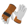 Premium Quality Buffalo Grain Leather Work Gloves Heat Resistant High Performance Industrial Working Gloves